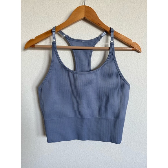 Balance Athletica Other - Balance Athletica Seamless Racerback cropped ribbed workout top-  size Large